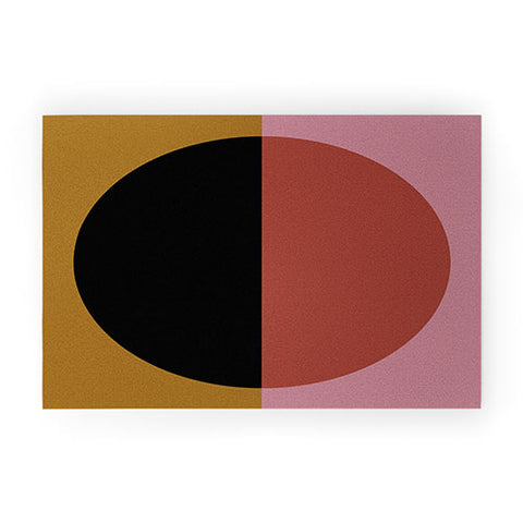 Colour Poems Color Block Abstract XII Welcome Mat