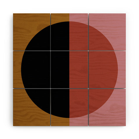 Colour Poems Color Block Abstract XII Wood Wall Mural