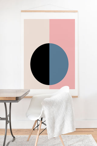 Colour Poems Color Block Abstract XVI Art Print And Hanger