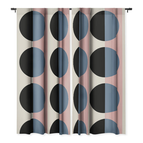 Colour Poems Color Block Abstract XVI Blackout Window Curtain
