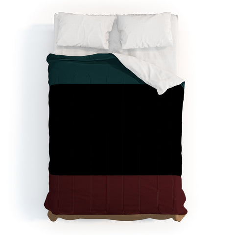 Colour Poems Contemporary Color Block II Comforter