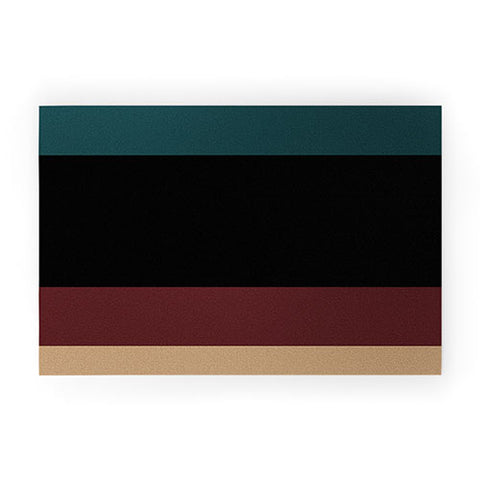 Colour Poems Contemporary Color Block II Welcome Mat