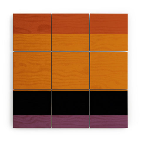 Colour Poems Contemporary Color Block IX Wood Wall Mural