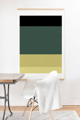 Colour Poems Contemporary Color Block V Art Print And Hanger