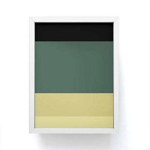 Colour Poems Contemporary Color Block V Framed Mini Art Print