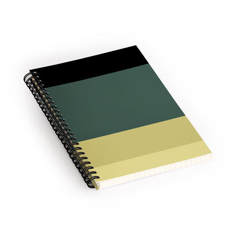 Colour Poems Contemporary Color Block V Spiral Notebook