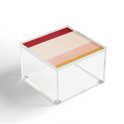 Colour Poems Contemporary Color Block X Acrylic Box