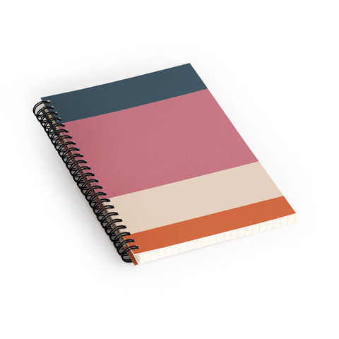 Colour Poems Contemporary Color Block XII Spiral Notebook