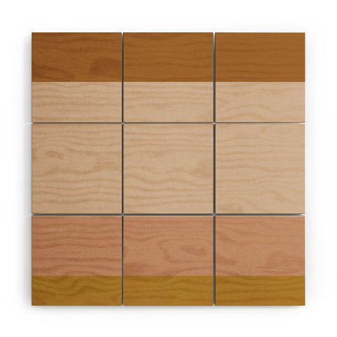 Colour Poems Contemporary Color Block XX Wood Wall Mural