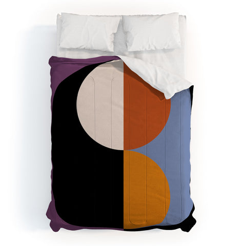 Colour Poems Geometric Circles Abstract III Comforter