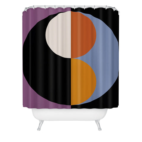 Colour Poems Geometric Circles Abstract III Shower Curtain