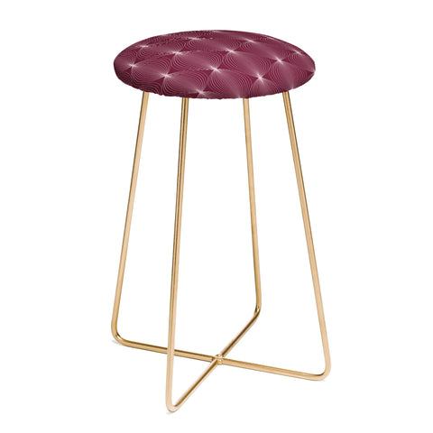 Colour Poems Geometric Orb Pattern X Counter Stool