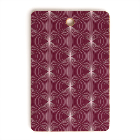 Colour Poems Geometric Orb Pattern X Cutting Board Rectangle