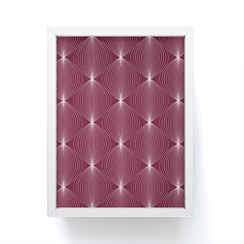 Colour Poems Geometric Orb Pattern X Framed Mini Art Print