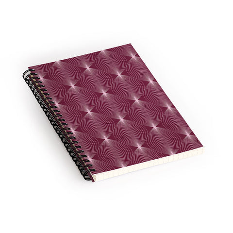 Colour Poems Geometric Orb Pattern X Spiral Notebook