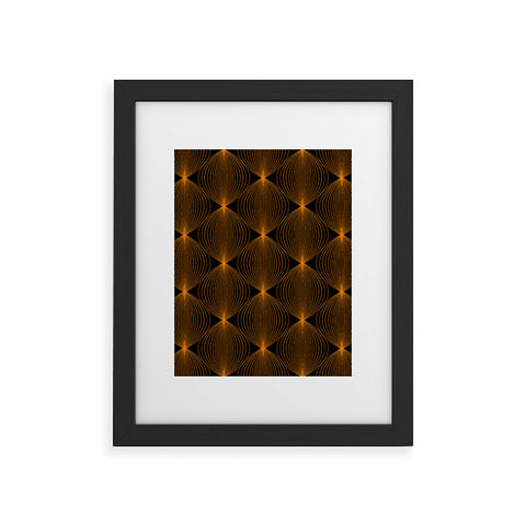 Colour Poems Geometric Orb Pattern XIX Framed Art Print