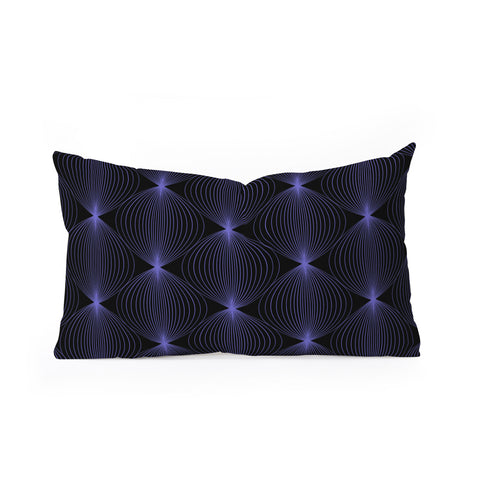 Colour Poems Geometric Orb Pattern XXI Oblong Throw Pillow