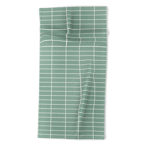 Colour Poems Minimal Grid XVII Beach Towel