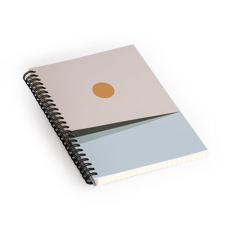 Colour Poems Minimal Horizon Spiral Notebook