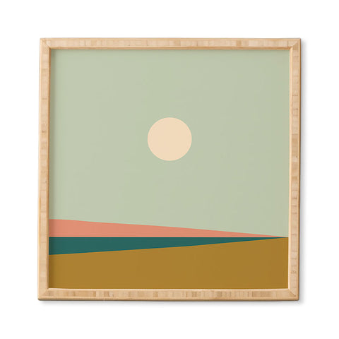 Colour Poems Minimal Horizon VII Framed Wall Art