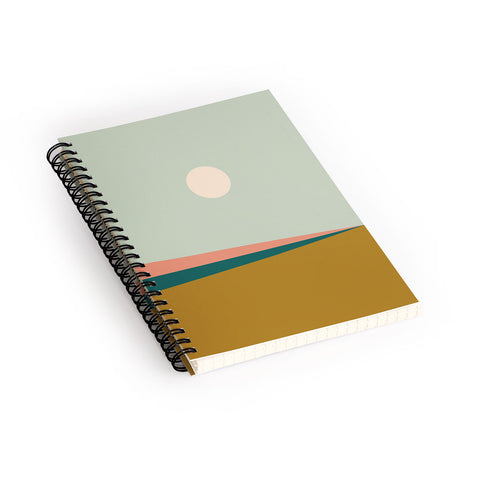 Colour Poems Minimal Horizon VII Spiral Notebook