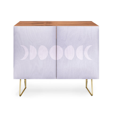 Colour Poems Minimal Moon Phases Lilac Credenza