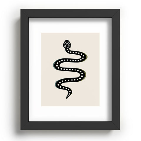 Colour Poems Minimal Snake Black Recessed Framing Rectangle