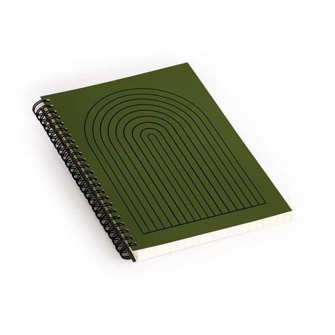 Colour Poems Minimalist Arch XI Spiral Notebook