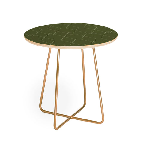 Colour Poems Moroccan Minimalist V Round Side Table