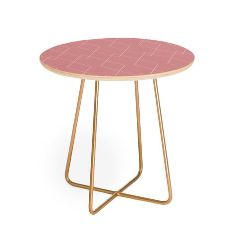 Colour Poems Moroccan Minimalist VIII Round Side Table