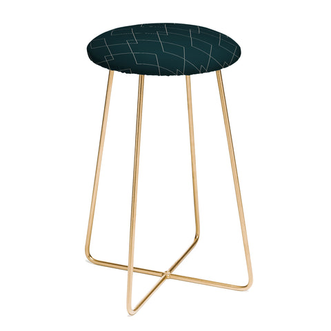Colour Poems Moroccan Minimalist XII Counter Stool