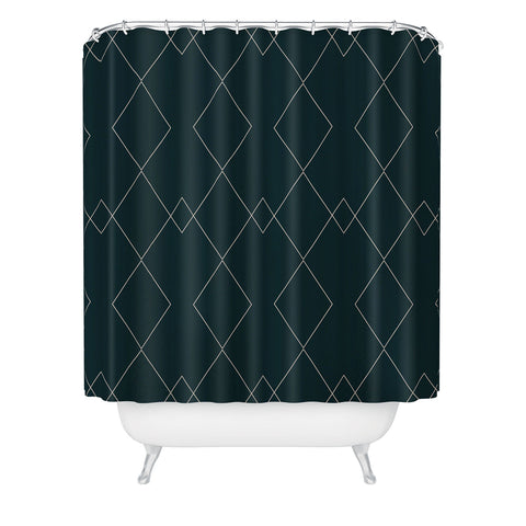 Colour Poems Moroccan Minimalist XII Shower Curtain