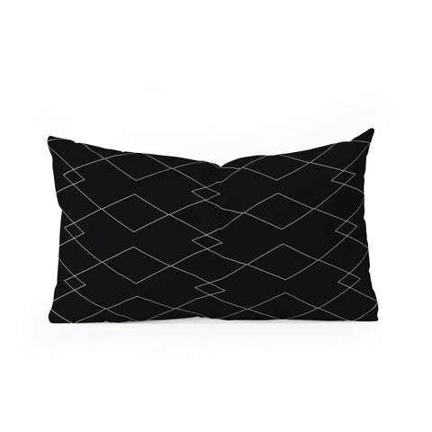 Colour Poems Moroccan Minimalist XIII Oblong Throw Pillow