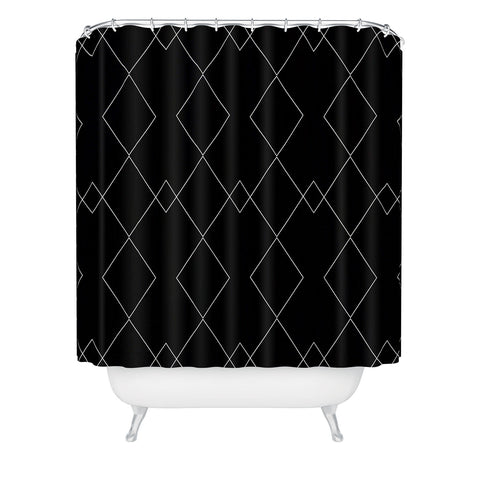 Colour Poems Moroccan Minimalist XIII Shower Curtain