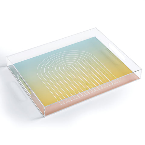 Colour Poems Ombre Arch II Acrylic Tray