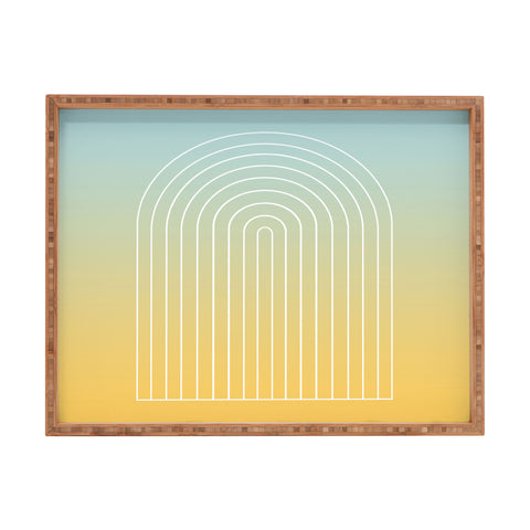 Colour Poems Ombre Arch II Rectangular Tray
