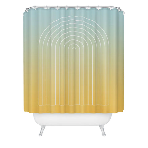 Colour Poems Ombre Arch II Shower Curtain