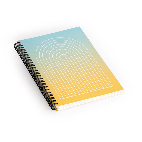 Colour Poems Ombre Arch II Spiral Notebook