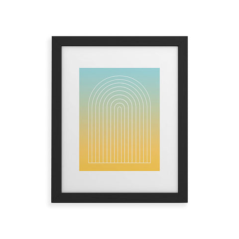 Colour Poems Ombre Arch II Framed Art Print