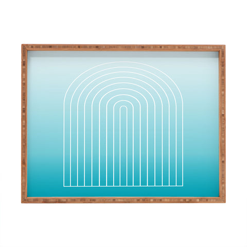 Colour Poems Ombre Arch III Rectangular Tray