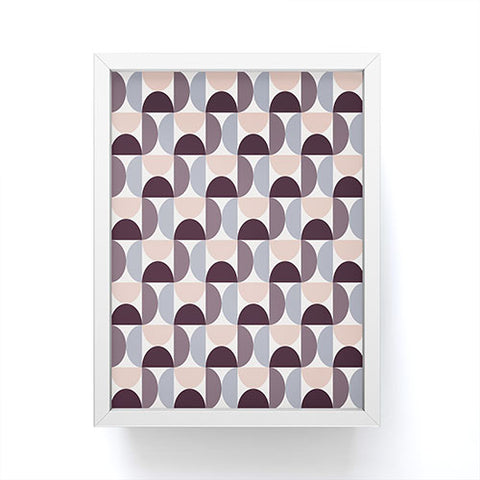 Colour Poems Patterned Geometric Shapes CCI Framed Mini Art Print
