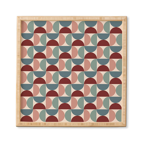 Colour Poems Patterned Geometric Shapes CCX Framed Wall Art