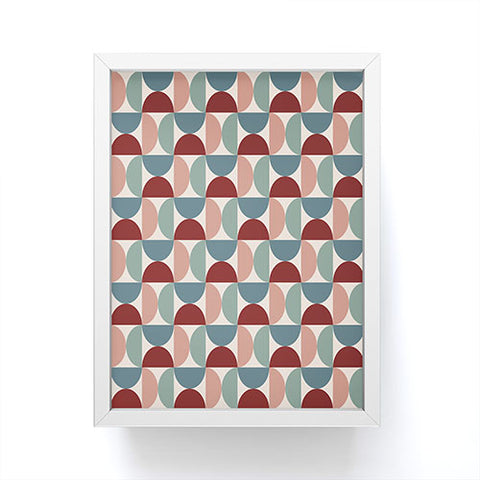 Colour Poems Patterned Geometric Shapes CCX Framed Mini Art Print