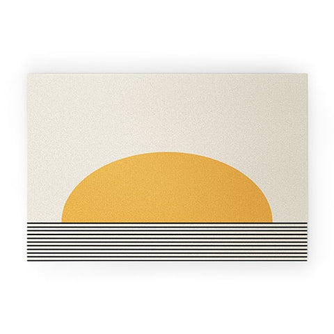 Colour Poems Sunrise Gold Welcome Mat