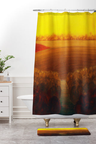 Conor O'Donnell Land Study Seven Shower Curtain And Mat