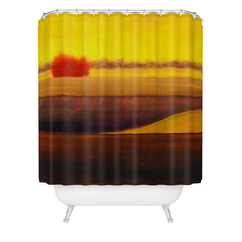 Conor O'Donnell Land Study Six Shower Curtain