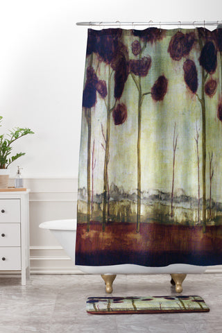 Conor O'Donnell Tree Study Five Shower Curtain And Mat