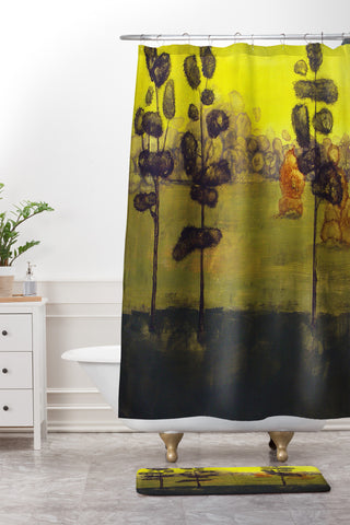 Conor O'Donnell Tree Study One Shower Curtain And Mat