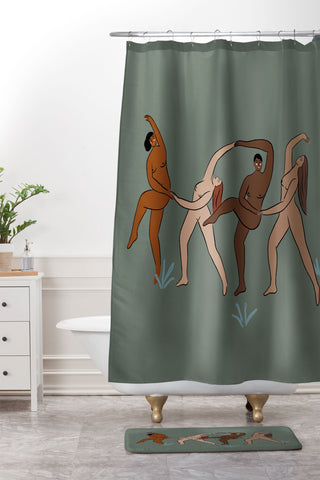 constanzaillustrates The Dance Shower Curtain And Mat