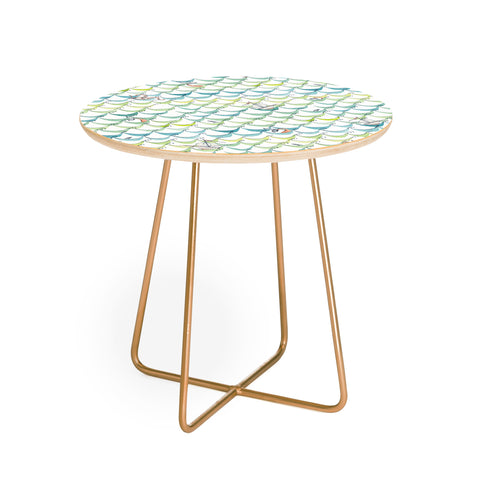 Cori Dantini A Day on the Ocean Round Side Table